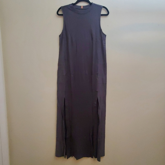 NWOT Lunya Cool Paneled Sleeveless Maxi Dress in Gray Size XS - Picture 4 of 11